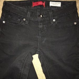 Guess denim black flare jeans!